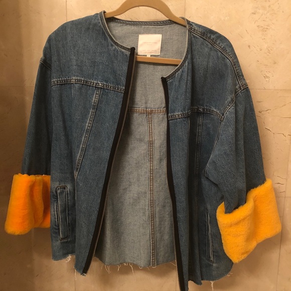 zara jean jacket with fur